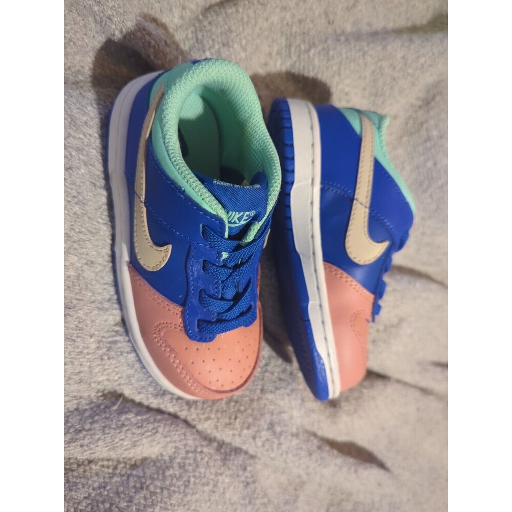 Nike Dunk Low Retro TD Salmon Toe 8C Hyper Royal Sanddrift Blue Teal FD8271-400